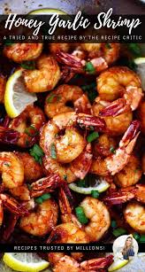 One Pan Honey Garlic Shrimp Garlicshrimprecipes One Pan Honey Garlic Shrimp Recipe This Sticky Honey Crevettes Au Miel Recette De Crevettes Cuisine Poisson
