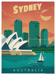 Travel Posters Retro Travel Poster Posters Australia Travel Posters
