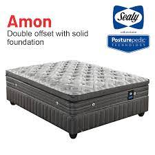 Sealy posturepedic maximum protection zippered mattress encasement twin. Sealy Amon Plush Base Set Real Beds