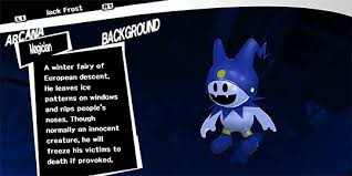 You can encounter a jack frost in madarame palace, which is the second dungeon of the game. Jack Frost Persona Explore Tumblr Posts And Blogs Tumgir