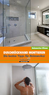 Duschruckwand Montieren Dusche Duschruckwand Wand