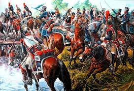 Campana De 1812 Combate Entre Los Husares De Grodno Y Coraceros Franceses Cortesia De Aleksandr Yezhov Pinturas Arte Militar Imperio Napoleonico