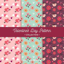 Pink seamless valentine pattern with vintage hearts and floral ornament (vector eps 10). Free Vector Floral Valentine Patterns