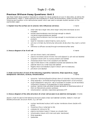 Check spelling or type a new query. Topic 2 Cells Essay Qus