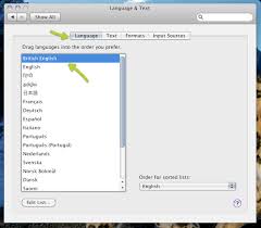 Switching To British English On Mac Os X Ahren Code