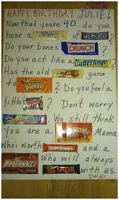 52 New Happy Birthday Candy Poster Images In 2020 40th Birthday Gifts Birthday Candy Candy Poems