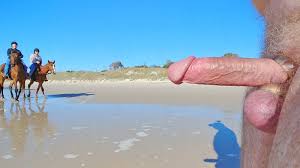 Public CFNM erection for amused beach horseback riders - a new find. |  Dickflash.com - The Forum For Flasher And Exhibitionists