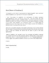 You need to modify this sample according to your needs. 4 Academic And Employee Recommendation Letters Document Hub