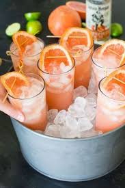 The Big Freeze Cocktail Grapefruit Rum Guava Nectar Club Soda Lime Juice Frozen Cocktails Cocktail Drinks Recipes Yummy Drinks