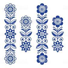 Great savings free delivery / collection on many items. Retro Floral Design Elements Inspired By Swedish And Norwegian Folk Embroidery Folk Art Flowers Polish Folk Art