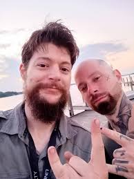 I was very happy to get some time in with @xchrizzlyx , best drum tech in  the business!! Thanks for hanging out bro🤘🔥