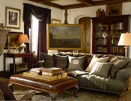 Man Caves Ralph Lauren Style Masculine Living Rooms Home English Country Decor