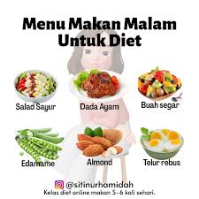 Sayur dan buah dapat memenuhi kebutuhan vitamin, mineral dan serat harian, sehingga energi dan kebutuhan gizi harian setelah seharian beraktivitas bisa. Sitinurhamidah Menu Makan Malam Untuk Diet Lagi Diet Facebook