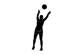 Download Detailed Sports Silhouette For Netball Svg Cut File By Creative Fabrica Crafts Creative Fabrica SVG Cut Files