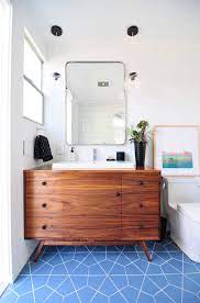 A bathroom vanity design likely does not get any easier than this! 30 Awesome Mid Century Modern Bathroom Ideas You Should See This Year