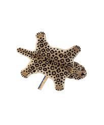 His creations are infused with a sense of humour which is beautifully married with a love of tradition; Loony Leopard Rug Small Teppich Doing Goods Doing Goods 145100017003