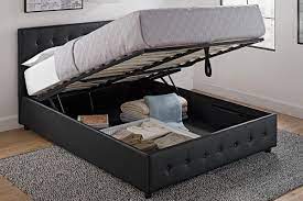 Upholstered storage platform bed | 17. Morphis Upholstered Storage Platform Bed Best Storage Beds Leather Upholstered Bed Upholstered Storage