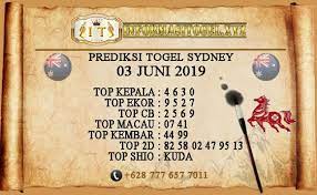 Prediksi Togel Syndey Tanggal 03 Juni 2019 Tanggal Sydney Kembar