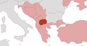 Macedonia location map shows clearly its location in the world. North Macedonia