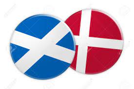 Covering the northern third of the island of great britain, mainland scotland has. News Concept Scotland Flag Button On Denmark Flag Button 3d Illustration On White Background Stock Photo Picture And Royalty Free Image Image 82364085