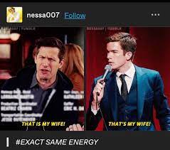 John Mulaney B99 Parallels John Mulaney Tumblr Funny Comedians
