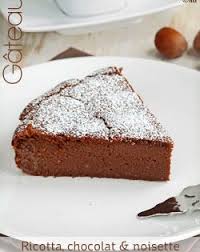 Gateau A La Ricotta Chocolat Noisette Gateau Ricotta Recette Chocolat Gateaux Et Desserts