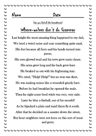 Homophone Halloween Poem Homophones Halloween Poems Word Study Practice