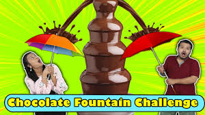 Text chocolate bird fountain parrot. Chocolate Fountain Challenge Funniest Food Challenge Hungry Birds Youtube
