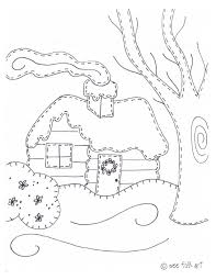 Select from 35970 printable crafts of cartoons, nature, animals, bible and many more. Log Cabin Coloring Page Wee Folk Art