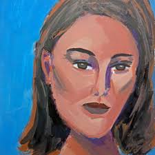 Aurora Borealis. Northern Lights Sky Lan, Painting by Ksenia Tsyganyuk