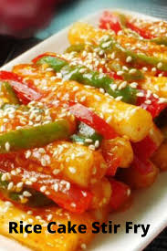 Rice Cake Stir Fry Tteokbokki Recipe Chinese Cooking Cooking