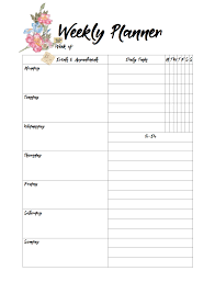 Free Printable Weekly Planners Monday Start In 2020 Free Weekly Planner Templates Weekly Planner Free Weekly Planner Free Printable