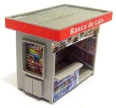 Banca De Jornais Qmodels H47 Shopferreo Jornalismo Escala Ho Estacao Ferroviaria
