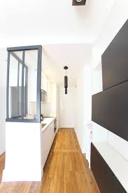 Cuisine Amenagee En Longueur Cuisine Amenagee Comment Amenager Une Cuisine Rideaux Salon