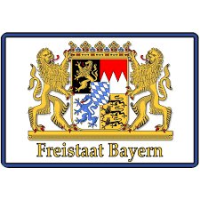 Mobel Wohnen Blechschild Freistaat Bayern Wappen Alu 22x17 Cm Rahmenlos 3481 Dekoration