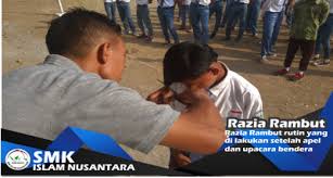 Nama bayi perempuan islam salah satunya adalah adifa daania khanza yang berarti anak perempuan berbakat yang selalu berbuat kebaikan dengan dipenuhi kecantikan, dan masih ada 50+ lagi rekomendasi dalam artikel ini. Awas Ada Razia Rambut Smk Islam Nusantara