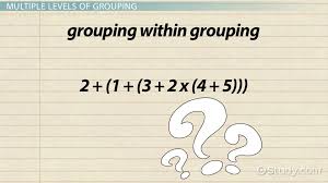 brackets in math types examples video lesson transcript study com