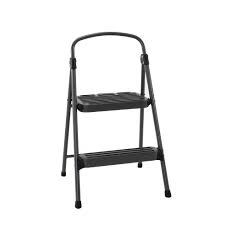 If you have a small stepladder, fold it up when not in use and store it in. Cosco 2 Step All Steel Step Stool Target
