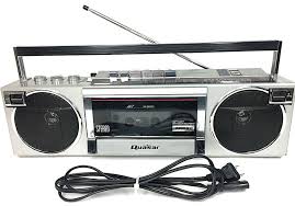 Vintage Quasar Gx3614 Am Fm Radio Cassette Player Portable Stereo Boombox Works Ebay Boombox Radio Cassette Ghetto Blaster