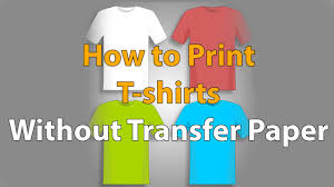 Take the iron, which should be set on high and begin to iron over image. How To Print T Shirts Without Transfer Paper Diy T Shirt Printing Youtube