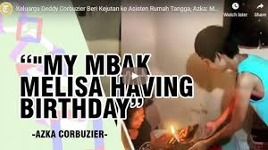 Twistys treat of the month. Asisten Rumah Tangga Deddy Corbuzier Dapat Kejutan Azka My Mbak Melisa Having Birthday Tribun Medan
