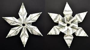 Tips for cutting back this christmas disclaimer: Money Star Origami Dollar Tutorial Diy Christmas Decoration Idea Youtube