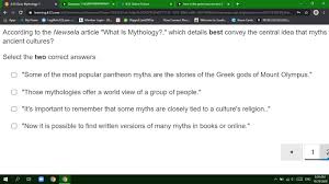 Open the screen that you want to capture. According To The Newsela Article What Is Mythology Which Details Best Convey The Central Idea Brainly Com