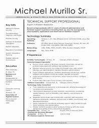 Customer Support Specialist Resume Awesome It Technical Support Resume Job Resume Samples Resume Examples It Support Technician