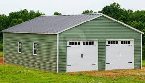 26x36 Vertical Roof Garage 26x36 Steel Garage Prices