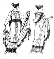 During Old Times Greek Women Wore Goddess Like Dresses That Consisted Of A High Waistline The Fabric Was Dra Ancient Greek Costumes Greek Costume Greek Dress