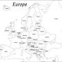 Europe map outline with countries from www.pinterest.com