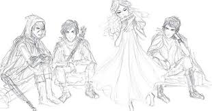 Felix Bae Wendy And Peter By Bombxbomb On Tumblr Peter Pan Ouat Drawings Art Sketches