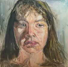 Abstract skyscapes using gouache