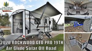 We would like to show you a description here but the site won't allow us. Updated 2020 Rockwood 19th Geo Pro Air Glide Azdel Solar Off Road Travel Trailer Colorado Dealer Youtube